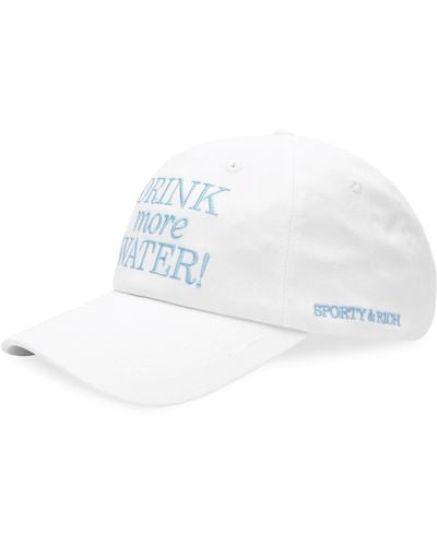 Sporty & Rich New Drink Water Cap - White