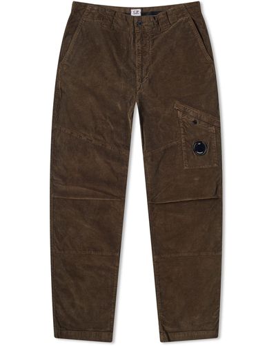 C.P. Company Corduroy Loose Utility Trousers - Brown