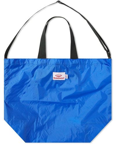 Battenwear Packable Tote Bag - Blue