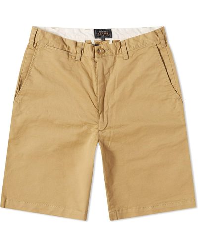 Beams Plus Ivy Twill Chino Shorts - Natural