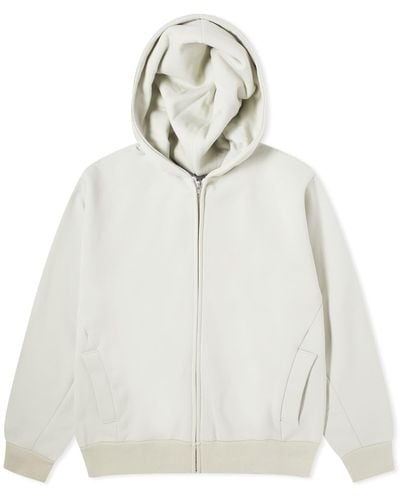 Lady White Co. Lady Co. Heavyweight Zip Hoodie - White