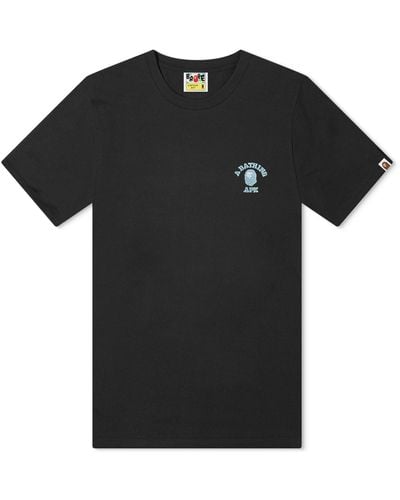 A Bathing Ape University One Point T-Shirt - Black