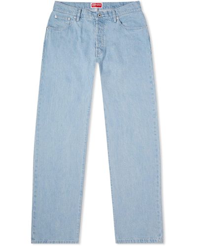 KENZO Relax Fit Jeans - Blue