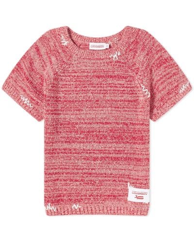 Charles Jeffrey Label Knitted Baby T-Shirt - Pink