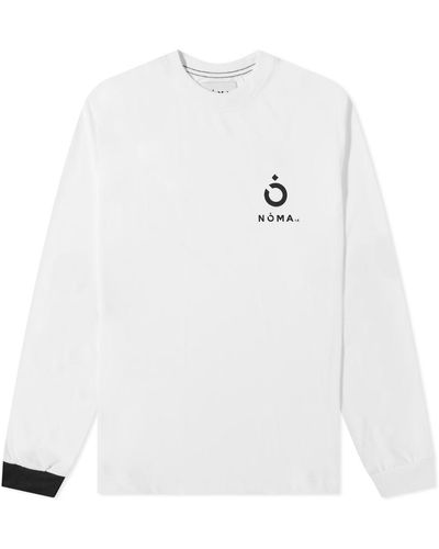 Noma T.D Long Sleeve Logo T-shirt - White