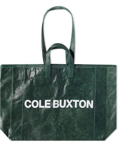 Cole Buxton Cb Leather Bag - Green
