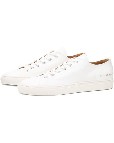 Common Projects Tournament Low Canvas Trainers - White