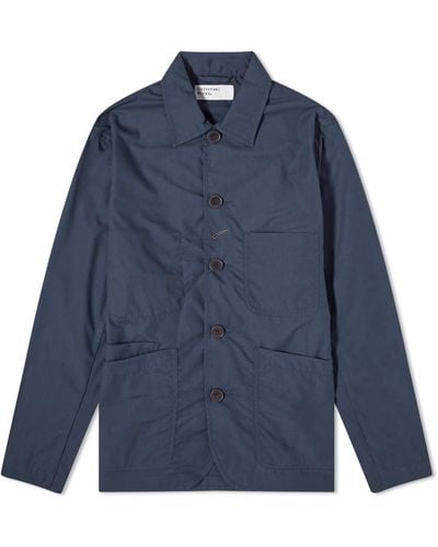 Universal Works Recycled Bakers Jacket - Blue
