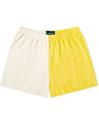 Howlin' Howlin' Flaming Grooves Shorts - Yellow