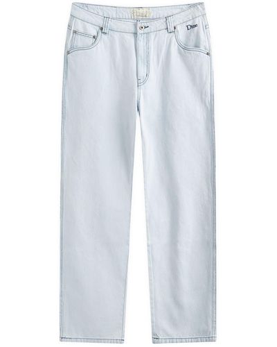 Dime Classic Relaxed Denim Trousers - Blue