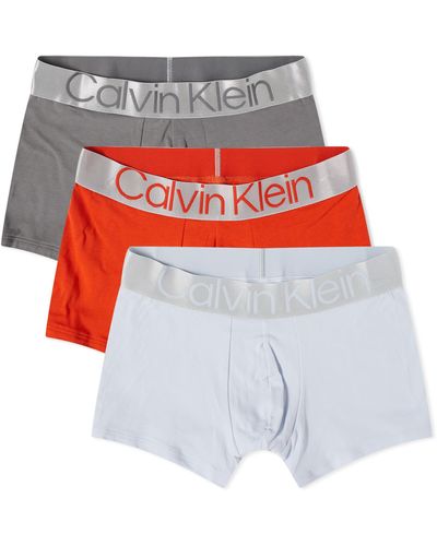 Calvin Klein Steel Trunk 3-Pack - White