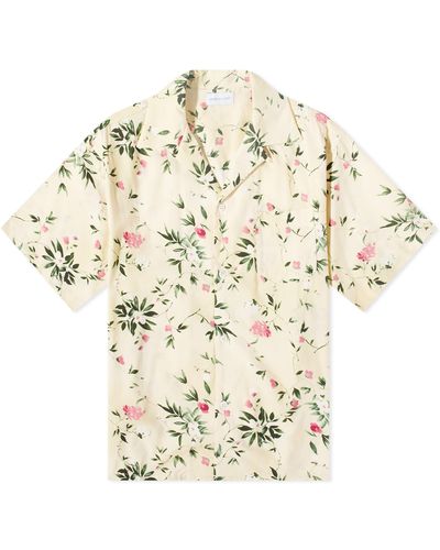 John Elliott Mizuki Floral Camp Shirt - Natural
