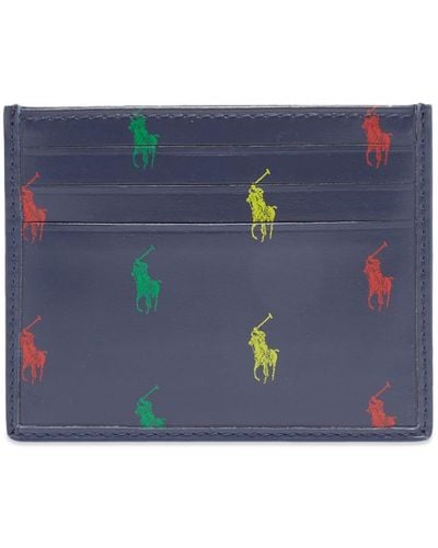 Polo Ralph Lauren Pony Player Card Holder - Blue