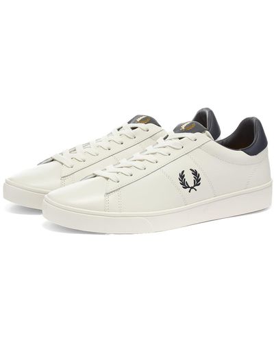 Fred Perry Spencer Leather B8250 Porcelain - White