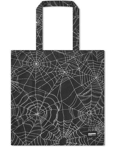 Neighborhood Spiderweb Tote Bag - Black