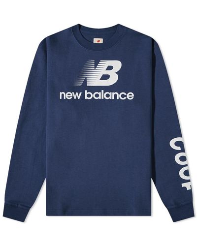 New Balance Long Sleeve Made - Blue
