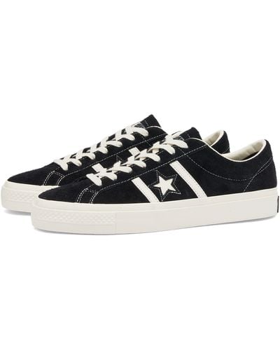 Converse One Star Academy Pro Suede Sneakers - Black