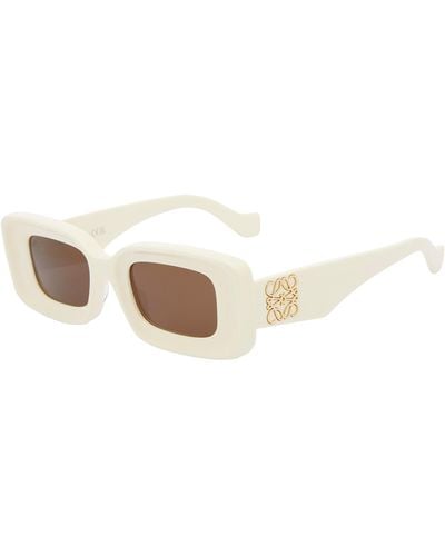 Loewe Rectangular Sunglasses - White
