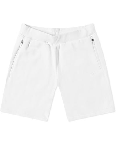 adidas Basketball Sweat Shorts - White