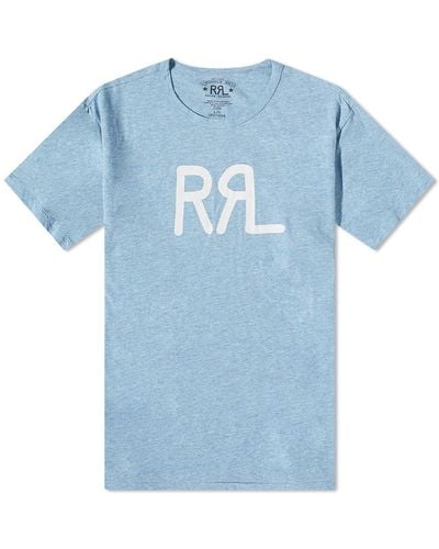 RRL Logo T-Shirt - Blue