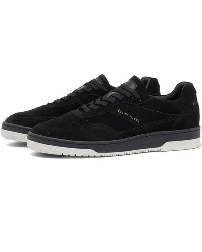 Filling Pieces Ace Suede Trainers - Black
