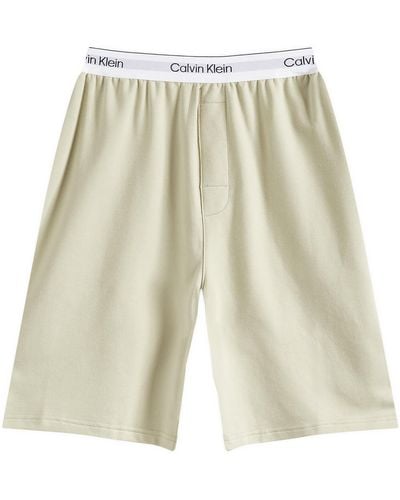 Calvin Klein Sleep Shorts - Natural