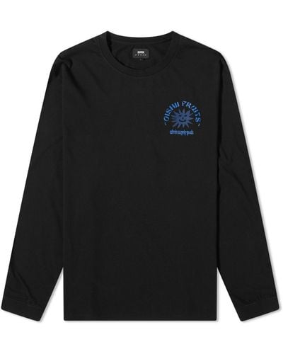 Edwin Ringo Oishii Long Sleeve T-shirt - Black