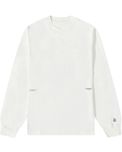 GOOPiMADE Long Sleeve A-01l Archeology T-shirt - White