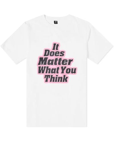 PATTA It Does Matter What You Think T-Shirt - White