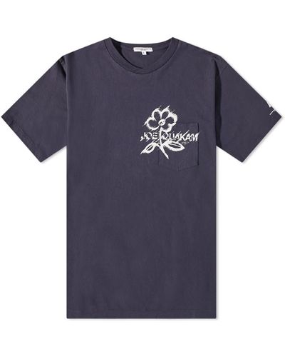 Engineered Garments Joe Cross Crew T-shirt - Blue