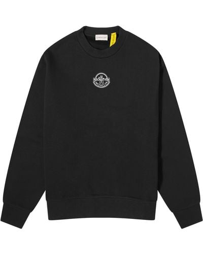 Moncler Genius X Roc Nation Crew Sweat Shirt - Black