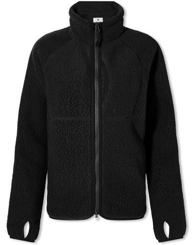 Snow Peak Thermal Boa Fleece Jacket - Black