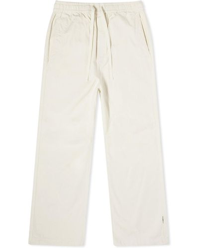 Maharishi Cloud Embroidered Track Trousers - White