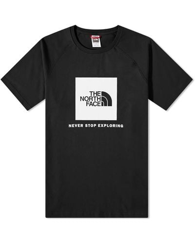 The North Face Raglan Redbox T-Shirt - Black