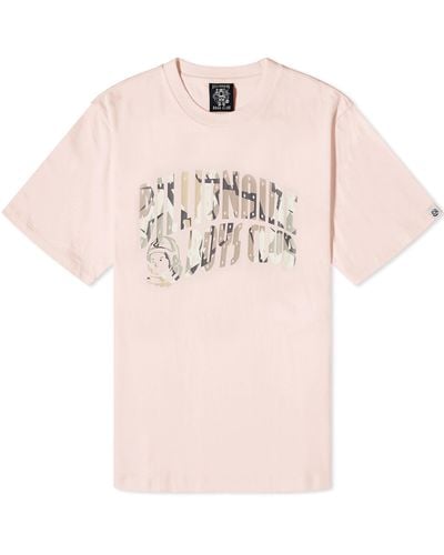 BBCICECREAM Camo Arch Logo T-Shirt - Pink