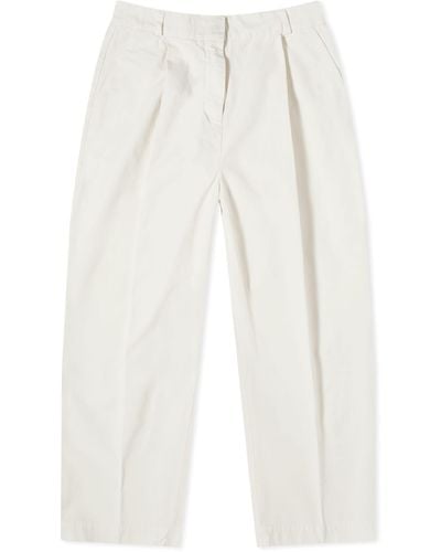 YMC Market Trousers - White