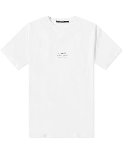 Stampd Rocky Mountain Stacked Logo Perfect T-shirt - White