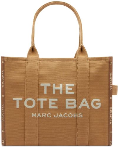 Marc Jacobs The Large Tote Jacquard - Brown
