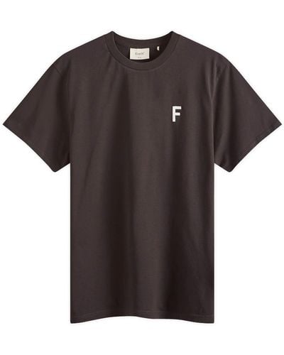 Forét Ponder Logo T-Shirt - Black