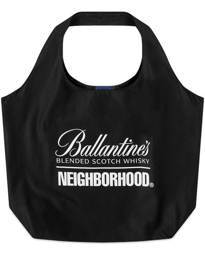 Neighborhood × Ballantines Tote Bag - Black