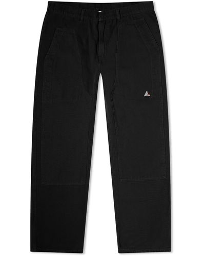 Roa Canvas Workwear Trousers - Black