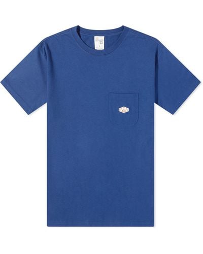 Nudie Jeans Nudie Leffe Pocket T-shirt - Blue