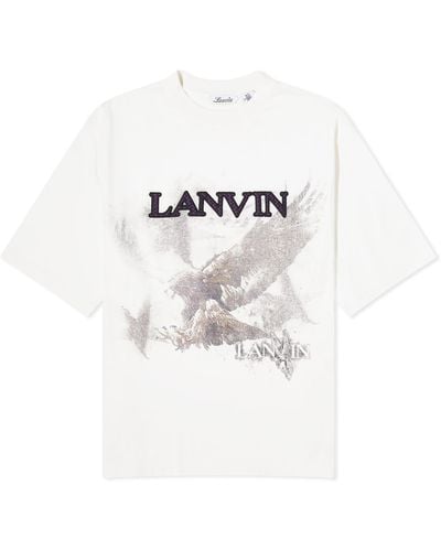 Lanvin X Future Eagle Print T-Shirt - White