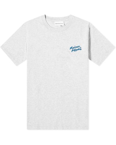 Maison Kitsuné Handwriting Regular T-Shirt - White