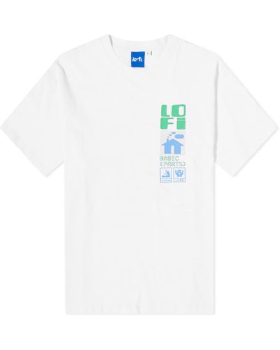 LO-FI Basic Parts T-Shirt - White