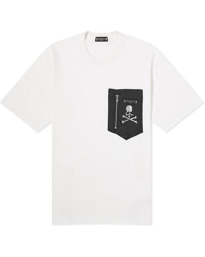 Mastermind Japan Zip Pocket T-Shirt - White