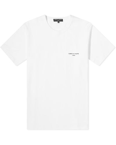 Comme des Garçons Logo T-Shirt - White
