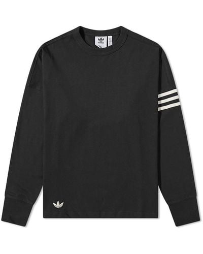 adidas Long Sleeve Neuclassics T-Shirt - Black