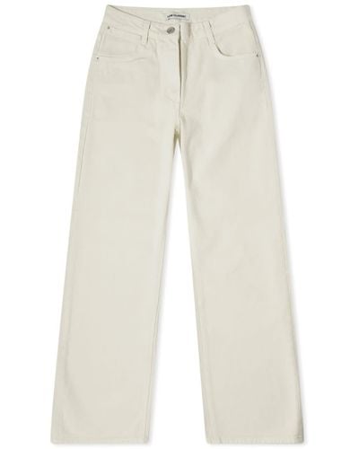 Low Classic Wide Cocoon Fit Jeans - Natural