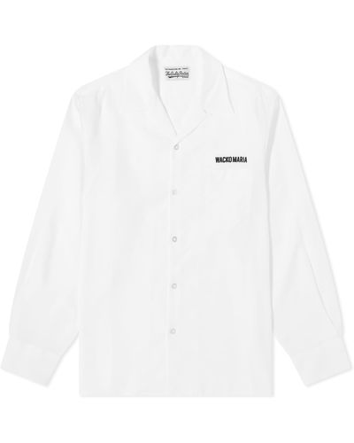 Wacko Maria 50'S Embroidered Logo Shirt - White